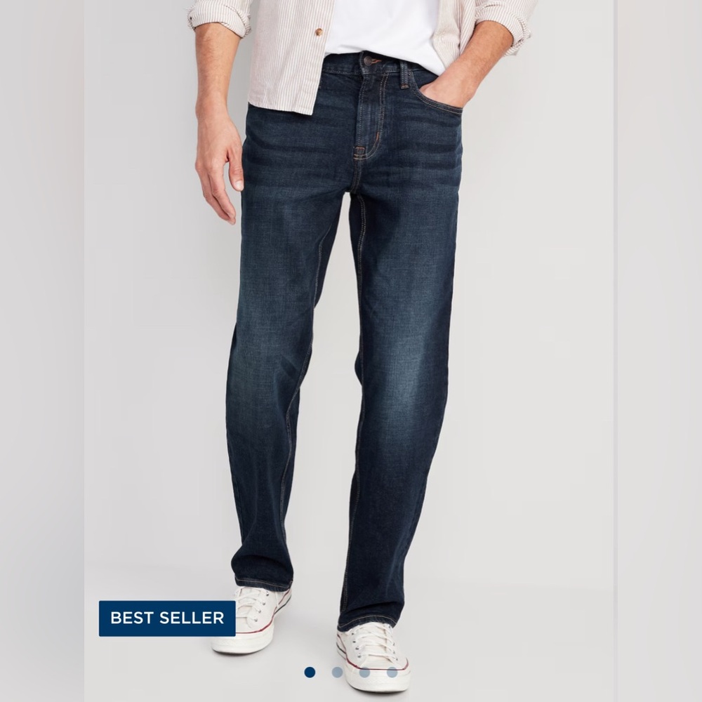 Old Navy Loose Built-In Flex Jeans - Picture 3 of 12